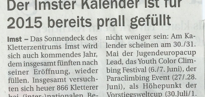 Tiroler Tageszeitung 23.09.2014